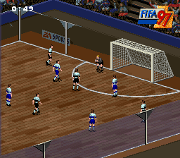 FIFA '97 - Gold Edition (USA) (En,Fr,De,Es,It,Sv) In game screenshot